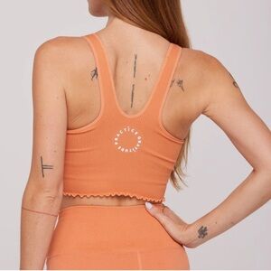 Spiritual Gangster Amor Rib Cropped Tank Top